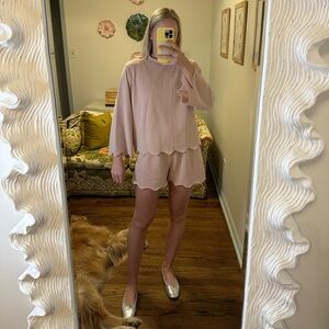 SPLENDID Nori Scalloped Lounge Set